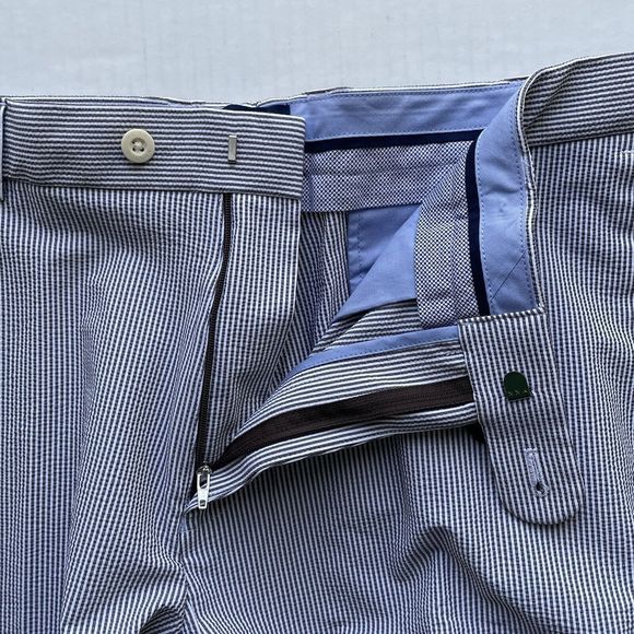 Peter Millar Crown Crafted Matlock Seersucker Performance Pants Golf  36x32 - Picture 8 of 12